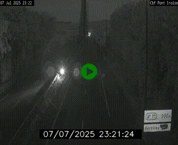 <h2>Webcam sur la N165 après le Pont de l'Iroise, à l'entrée de Brest</h2>