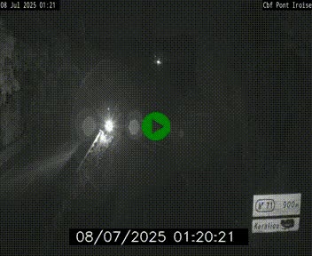 <h2>Webcam sur la N165 après le Pont de l'Iroise, à l'entrée de Brest</h2>