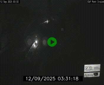 <h2>Webcam sur la N165 après le Pont de l'Iroise, à l'entrée de Brest</h2>