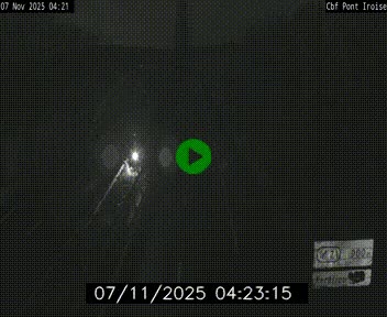 <h2>Webcam sur la N165 après le Pont de l'Iroise, à l'entrée de Brest</h2>