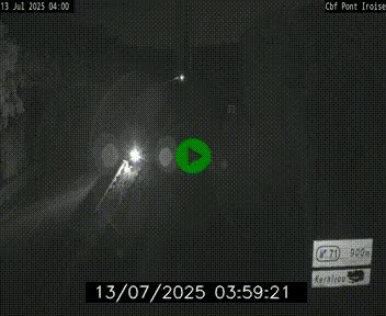 <h2>Webcam sur la N165 après le Pont de l'Iroise, à l'entrée de Brest</h2>