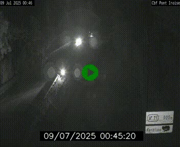<h2>Webcam sur la N165 après le Pont de l'Iroise, à l'entrée de Brest</h2>