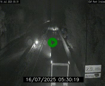 <h2>Webcam sur la N165 après le Pont de l'Iroise, à l'entrée de Brest</h2>