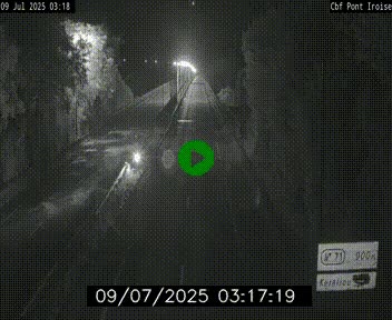 <h2>Webcam sur la N165 après le Pont de l'Iroise, à l'entrée de Brest</h2>