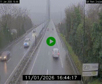<h2>Webcam sur la N165 après le Pont de l'Iroise, à l'entrée de Brest</h2>