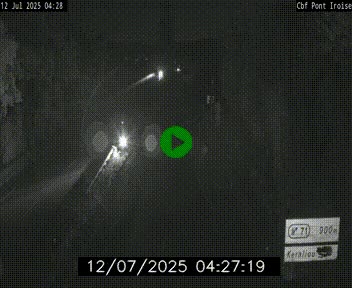 <h2>Webcam sur la N165 après le Pont de l'Iroise, à l'entrée de Brest</h2>