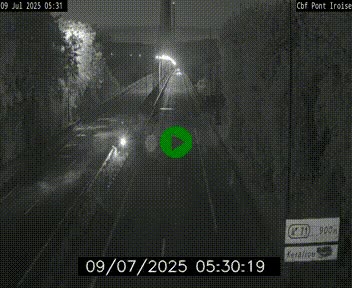 <h2>Webcam sur la N165 après le Pont de l'Iroise, à l'entrée de Brest</h2>