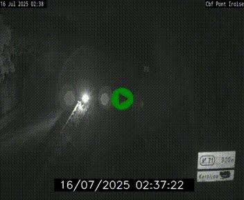 <h2>Webcam sur la N165 après le Pont de l'Iroise, à l'entrée de Brest</h2>