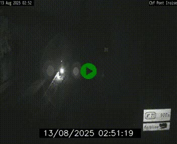 <h2>Webcam sur la N165 après le Pont de l'Iroise, à l'entrée de Brest</h2>