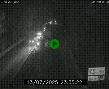 <h2>Webcam sur la N165 après le Pont de l'Iroise, à l'entrée de Brest</h2>