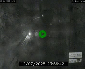 <h2>Webcam sur la N165 après le Pont de l'Iroise, à l'entrée de Brest</h2>