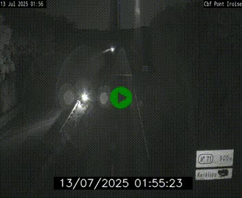 <h2>Webcam sur la N165 après le Pont de l'Iroise, à l'entrée de Brest</h2>