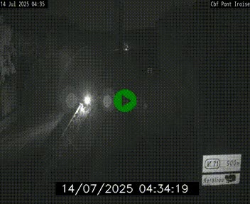 <h2>Webcam sur la N165 après le Pont de l'Iroise, à l'entrée de Brest</h2>