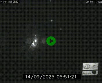 <h2>Webcam sur la N165 après le Pont de l'Iroise, à l'entrée de Brest</h2>