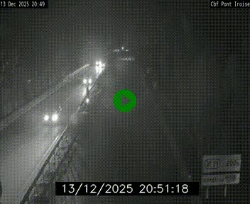 <h2>Webcam sur la N165 après le Pont de l'Iroise, à l'entrée de Brest</h2>