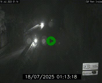 <h2>Webcam sur la N165 après le Pont de l'Iroise, à l'entrée de Brest</h2>