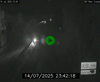 <h2>Webcam sur la N165 après le Pont de l'Iroise, à l'entrée de Brest</h2>