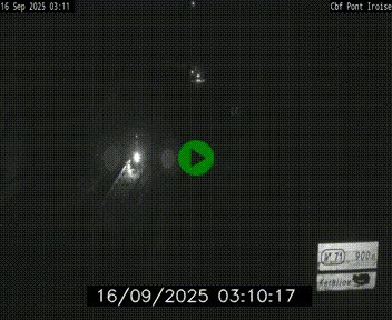 <h2>Webcam sur la N165 après le Pont de l'Iroise, à l'entrée de Brest</h2>