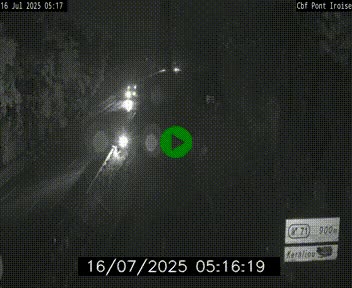 <h2>Webcam sur la N165 après le Pont de l'Iroise, à l'entrée de Brest</h2>