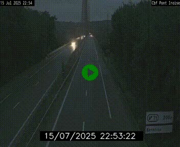 <h2>Webcam sur la N165 après le Pont de l'Iroise, à l'entrée de Brest</h2>