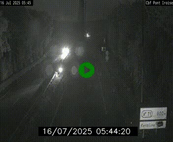 <h2>Webcam sur la N165 après le Pont de l'Iroise, à l'entrée de Brest</h2>