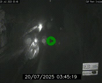 <h2>Webcam sur la N165 après le Pont de l'Iroise, à l'entrée de Brest</h2>