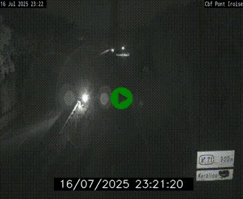 <h2>Webcam sur la N165 après le Pont de l'Iroise, à l'entrée de Brest</h2>