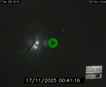 <h2>Webcam sur la N165 après le Pont de l'Iroise, à l'entrée de Brest</h2>