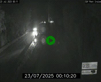 <h2>Webcam sur la N165 après le Pont de l'Iroise, à l'entrée de Brest</h2>