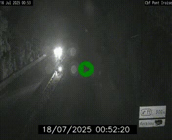 <h2>Webcam sur la N165 après le Pont de l'Iroise, à l'entrée de Brest</h2>