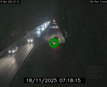 <h2>Webcam sur la N165 après le Pont de l'Iroise, à l'entrée de Brest</h2>