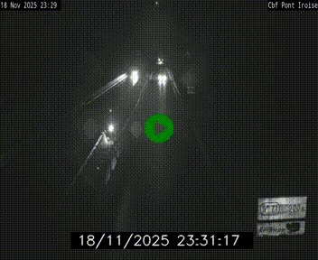 <h2>Webcam sur la N165 après le Pont de l'Iroise, à l'entrée de Brest</h2>