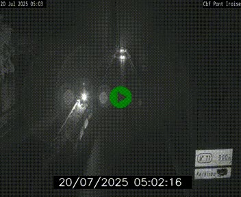 <h2>Webcam sur la N165 après le Pont de l'Iroise, à l'entrée de Brest</h2>
