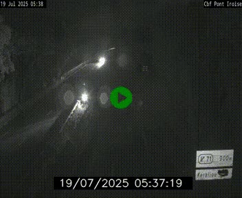 <h2>Webcam sur la N165 après le Pont de l'Iroise, à l'entrée de Brest</h2>