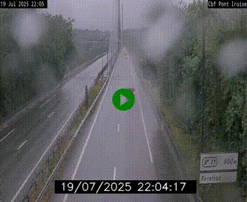 <h2>Webcam sur la N165 après le Pont de l'Iroise, à l'entrée de Brest</h2>