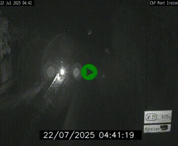 <h2>Webcam sur la N165 après le Pont de l'Iroise, à l'entrée de Brest</h2>