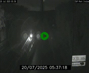 <h2>Webcam sur la N165 après le Pont de l'Iroise, à l'entrée de Brest</h2>