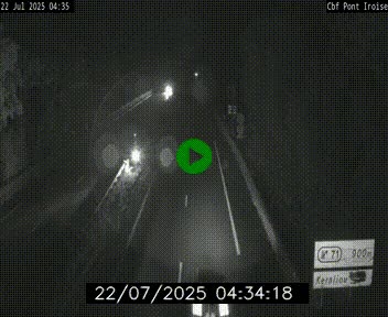 <h2>Webcam sur la N165 après le Pont de l'Iroise, à l'entrée de Brest</h2>