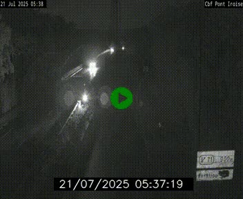<h2>Webcam sur la N165 après le Pont de l'Iroise, à l'entrée de Brest</h2>