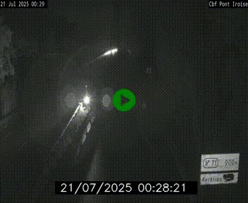 <h2>Webcam sur la N165 après le Pont de l'Iroise, à l'entrée de Brest</h2>