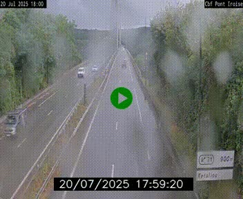 <h2>Webcam sur la N165 après le Pont de l'Iroise, à l'entrée de Brest</h2>