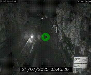 <h2>Webcam sur la N165 après le Pont de l'Iroise, à l'entrée de Brest</h2>
