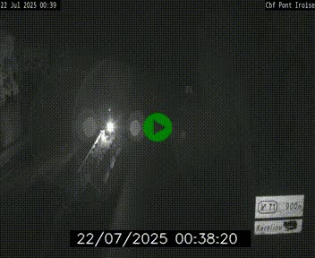 <h2>Webcam sur la N165 après le Pont de l'Iroise, à l'entrée de Brest</h2>