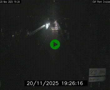 <h2>Webcam sur la N165 après le Pont de l'Iroise, à l'entrée de Brest</h2>