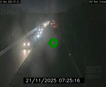 <h2>Webcam sur la N165 après le Pont de l'Iroise, à l'entrée de Brest</h2>