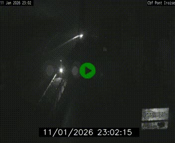 <h2>Webcam sur la N165 après le Pont de l'Iroise, à l'entrée de Brest</h2>