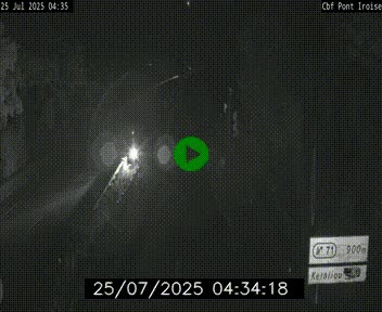 <h2>Webcam sur la N165 après le Pont de l'Iroise, à l'entrée de Brest</h2>