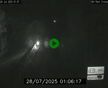 <h2>Webcam sur la N165 après le Pont de l'Iroise, à l'entrée de Brest</h2>