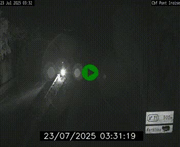<h2>Webcam sur la N165 après le Pont de l'Iroise, à l'entrée de Brest</h2>