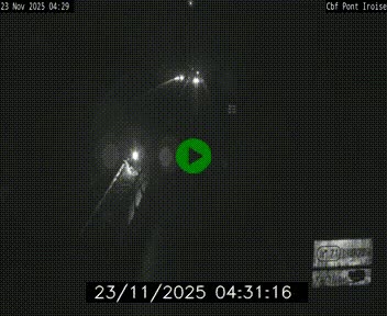 <h2>Webcam sur la N165 après le Pont de l'Iroise, à l'entrée de Brest</h2>